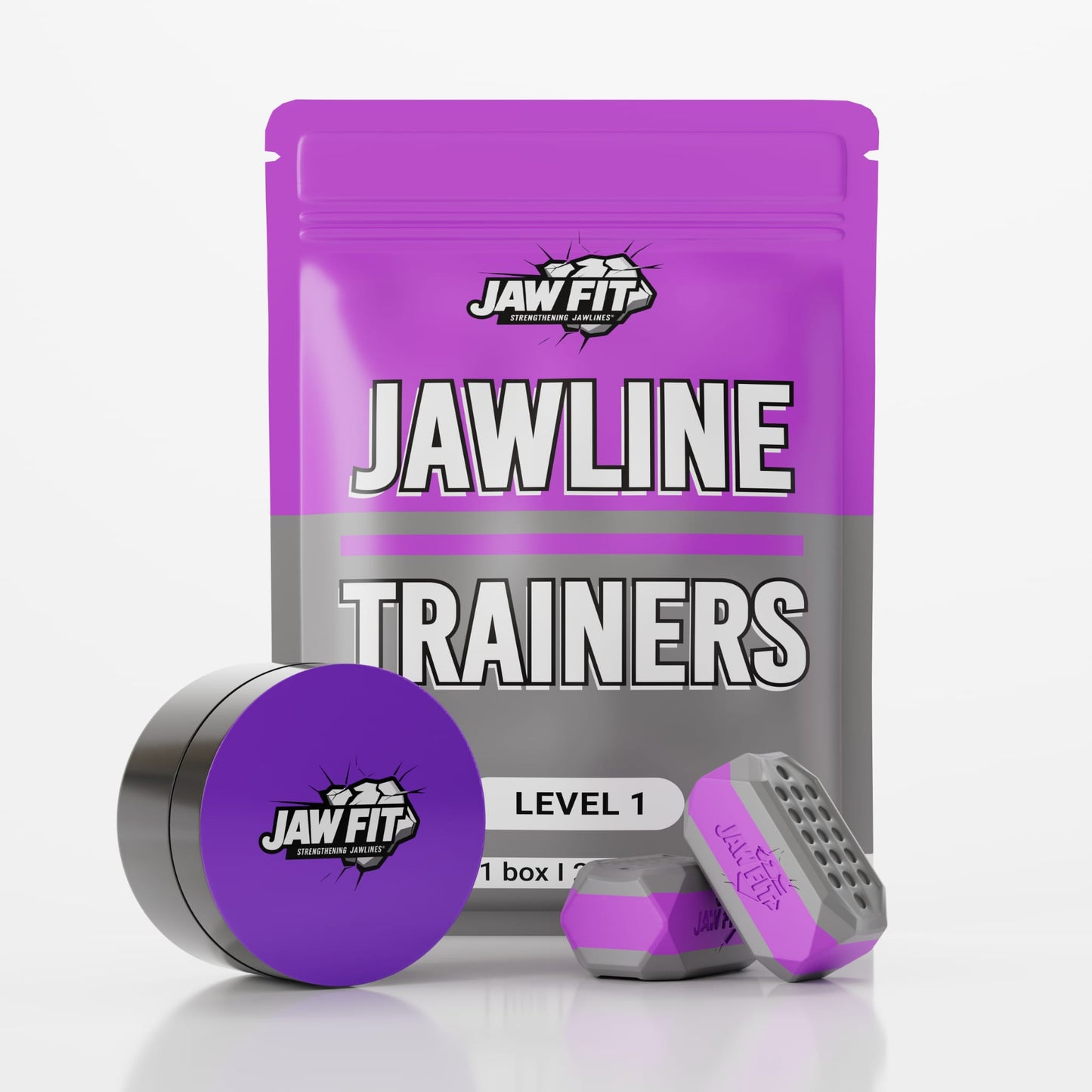 JawFit™ НИВО 1 (Тренажор за трениране на Jawline)
